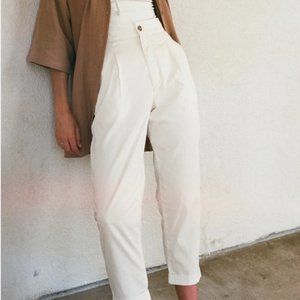 Na Nin Oliver Pants (French Twill), Cream